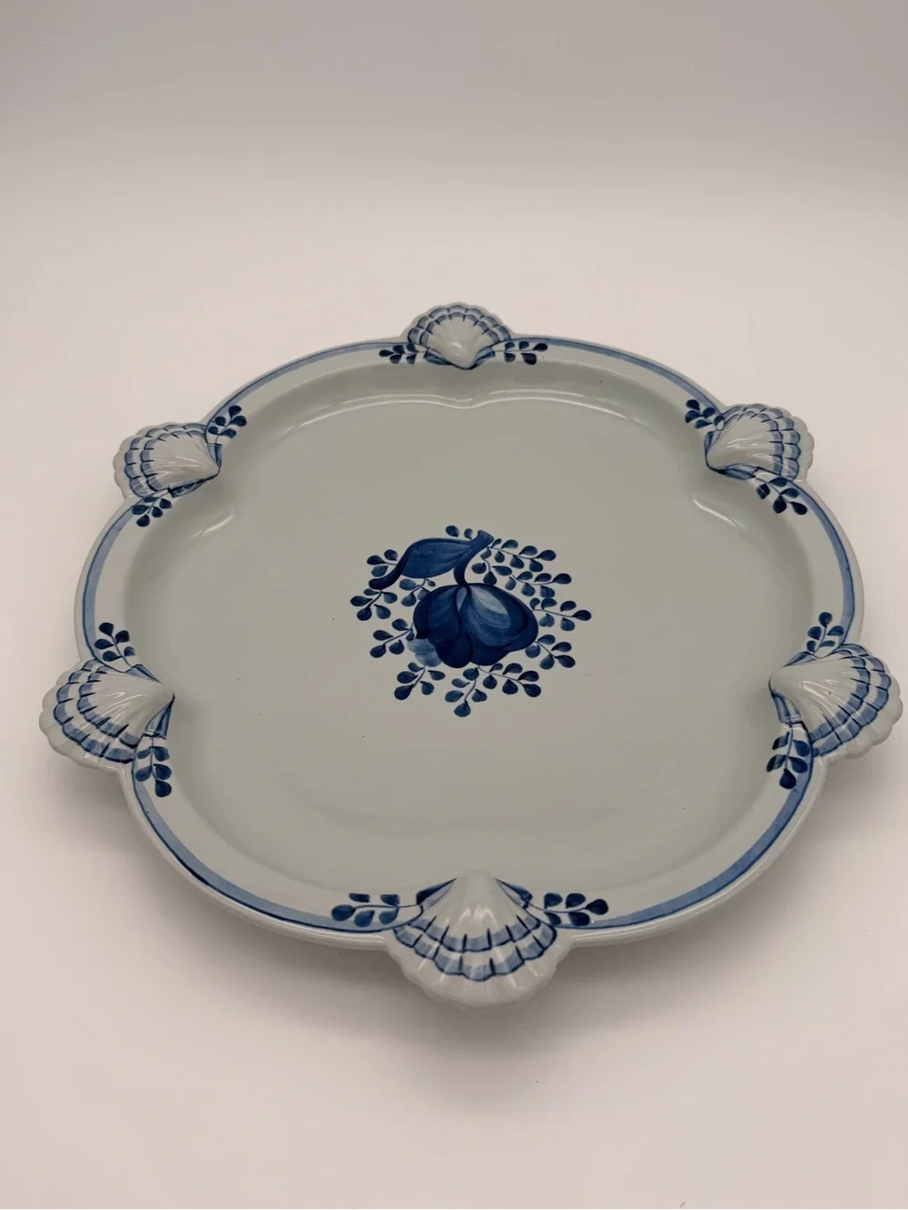 Royal Copenhagen Tranquebar Blue Dish with Mussels No. 11/1048 1st Quality